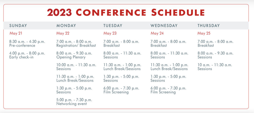 2023 Conference Schedule Image 1024x457 